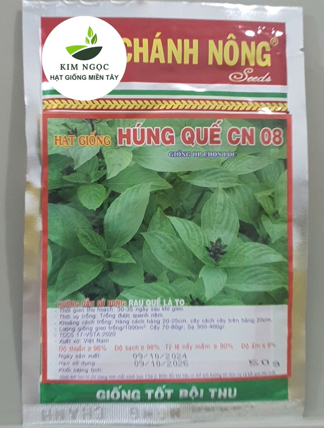 HẠT GIỐNG HÚNG QUẾ CN 08