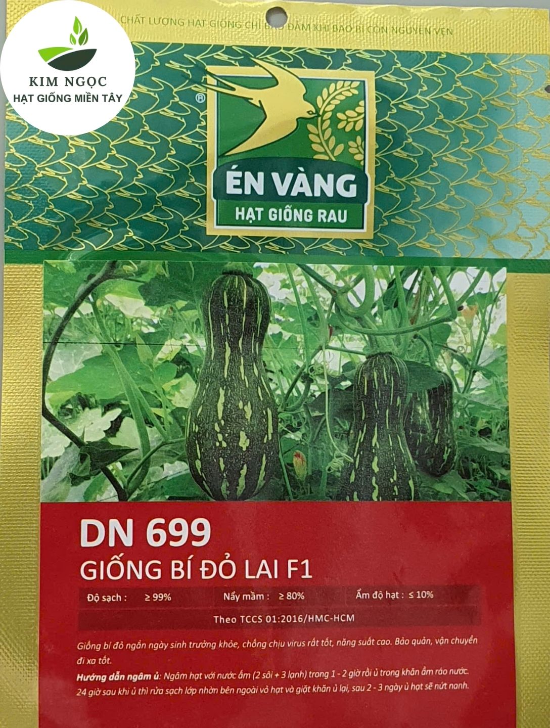 HẠT GIỐNG BÍ ĐỎ LAI F1 DN 699