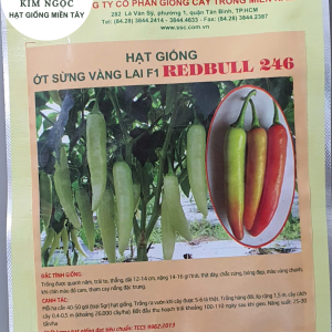 HẠT GIỐNG ỚT SỪNG VÀNG LAI F1 REDBULL 246
