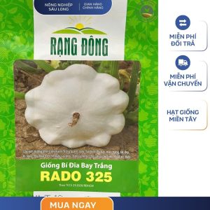 GÓI 1 GRAM – HẠT GIỐNG BÍ DĨA BAY TRẮNG RADO 325 RẠNG ĐÔNG