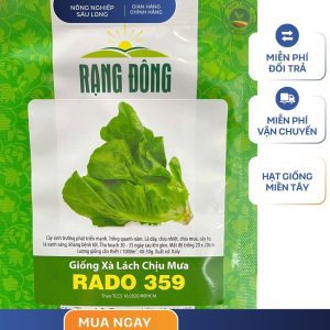 GÓI 10 GRAM - HẠT GIỐNG XÀ LÁCH CHỊU MƯA RADO 359 RẠNG ĐÔNG