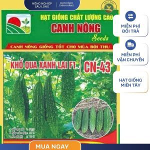 GÓI 10 HẠT - HẠT GIỐNG KHỔ QUA XANH LAI F1 CN43 CANH NÔNG