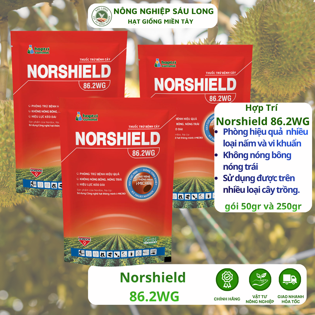 Thuốc trừ bệnh  Norshield 86.2WG Hợp trí Summit - Đồng đỏ thông minh 250g