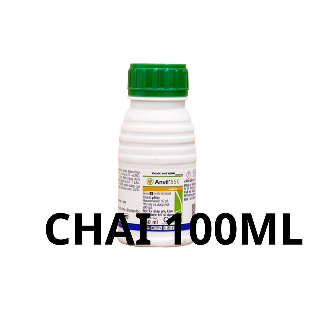 Chai 100ml - Anvil® 5SC Syngenta thuốc trừ bệnh phổ rộng, giải pháp giúp cây trồng xanh khỏe và sạch bệnh