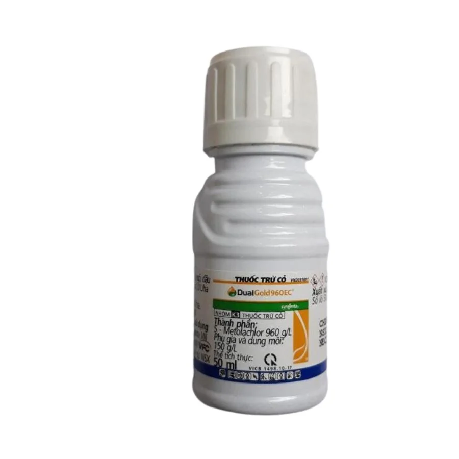 Dual Gold® 960EC chai 50ml -thuốc trừ cỏ tiền nảy mầm.