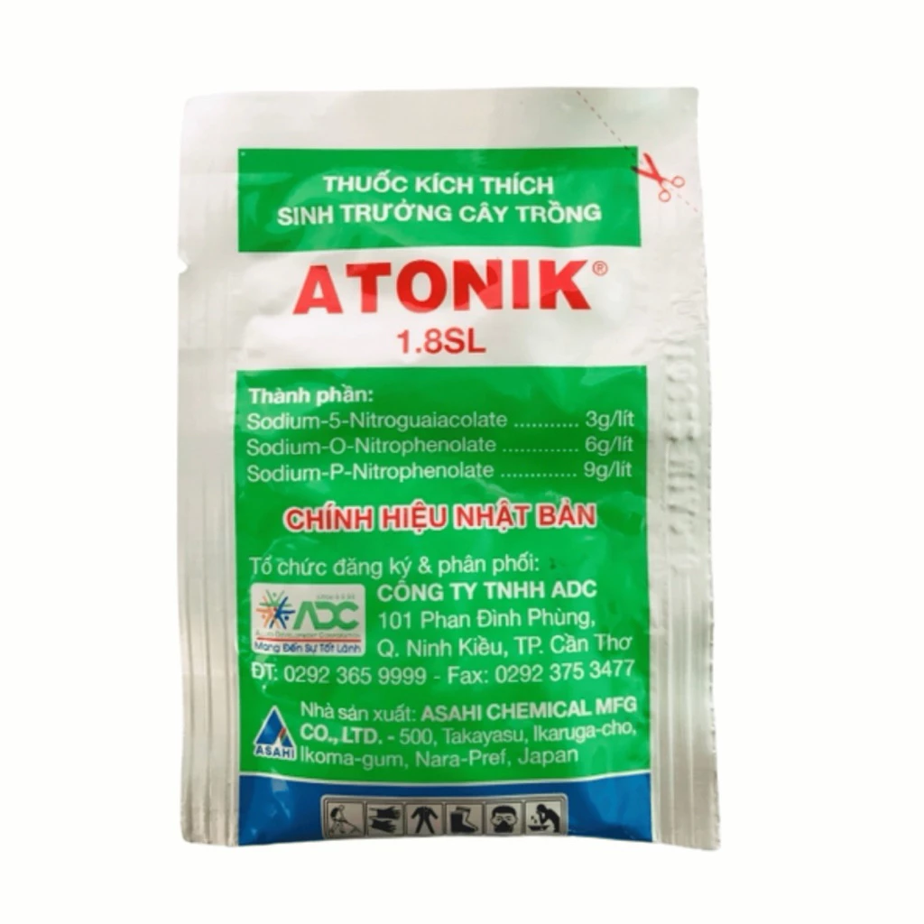 10 GÓI Atonik 1.8SL - Chính Hiệu Nhật Bản - 10ml (gói) Thuốc Kích Thích Sinh Trưởng Cây Trồng
